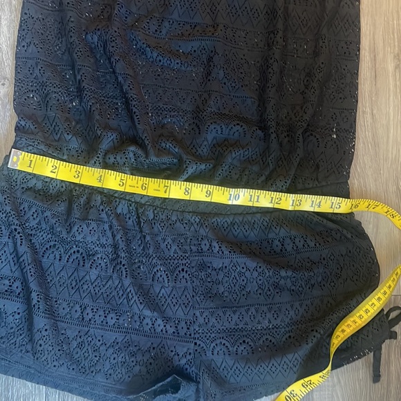 Victoria’s Secret Black lace swimsuit romper coverup, small - Picture 9 of 12
